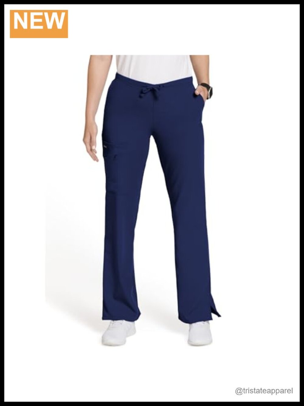 Women's Scrub Pants Drawstring Cargo Pocket Comfort Medical Work